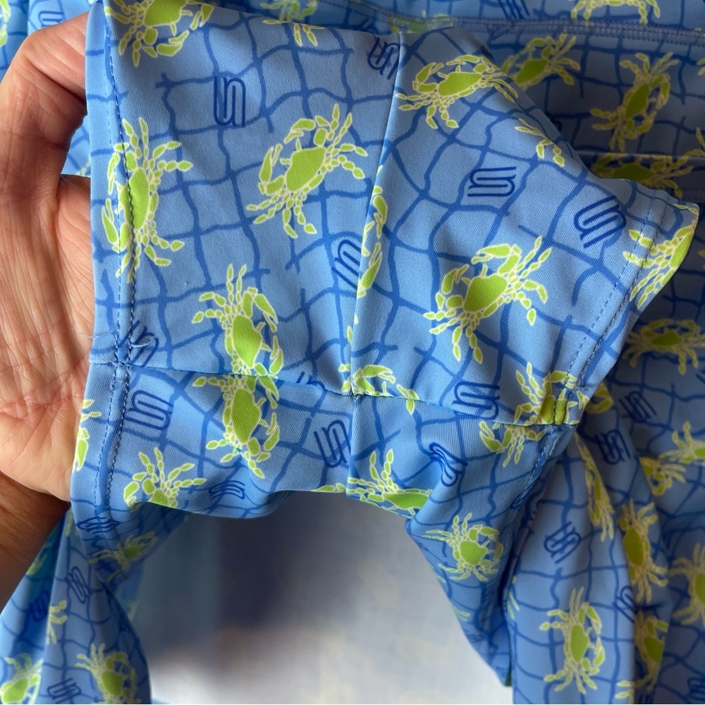 Southwind Apparel Skort Blue Crab Sea Beach Print XL - Picture 8 of 11